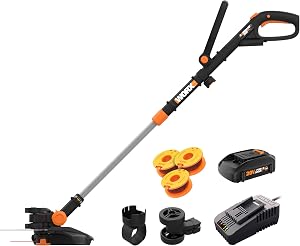 Worx 3 in 1 Cordless String Trimmer/Lawn Edger/Mini Mower | 12" Electric Weed Wacker 