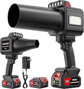 OGERY Brushless Cordless Leaf Blower - 900G Blowing Pressure Turbo Jet Blower with 2x3000m