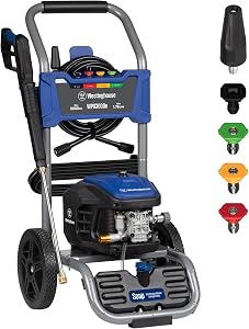 Westinghouse WPX3000e Electric Pressure Washer, 3000 Max PSI and 1.76 Max GPM, Induction M