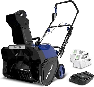 Snow Joe IONMAX 48V 18 Inch Cordless Electric Snow Blower Machine - Battery-Powered Single