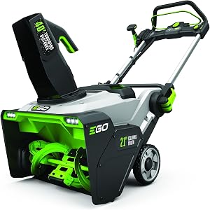 EGO Power+ SNT2110 Peak Power 21-Inch 56-Volt Cordless Snow Blower with Steel Auger Batter